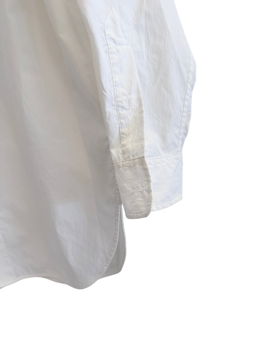 ATHLETA Performance Poplin Oversized Button Down Shirt White Size Medium - Picture 6 of 9